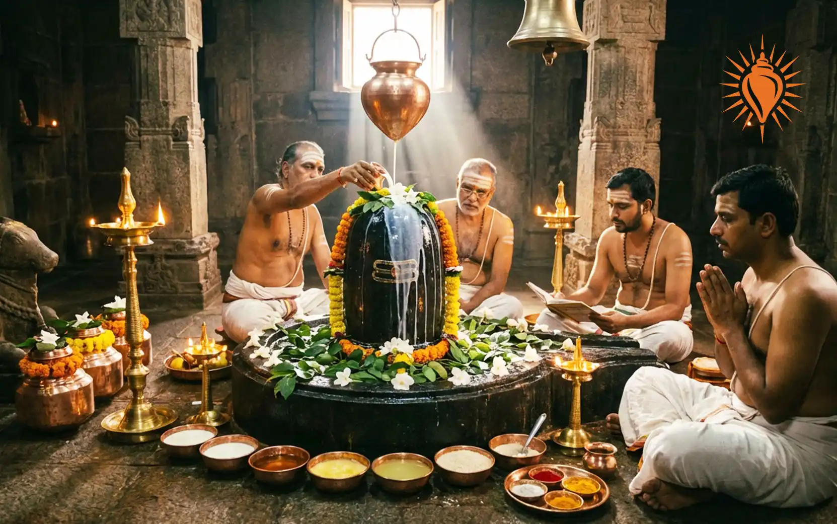 वाराणसी रुद्राभिषेक पूजा (घाटावर)